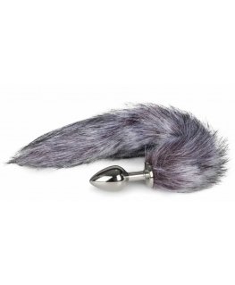 Easytoys Passkey Easytoys Korek anal lisi ogon plug with metal fur