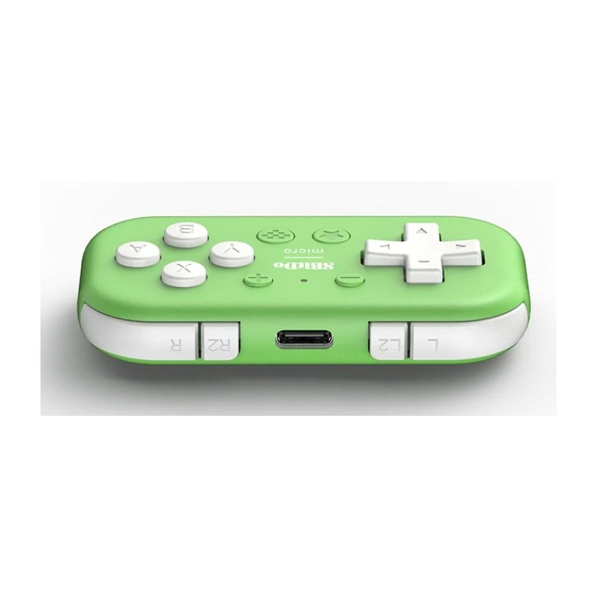 8Bitdo Micro Зеленый USB Геймпад Android, Nintendo Switch, ПК, iOS – 3