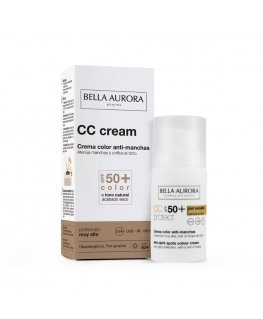 BELLA AURORA Dark Spot CC Cream SPF50+. Sensitive skin 30 ml CC krēms