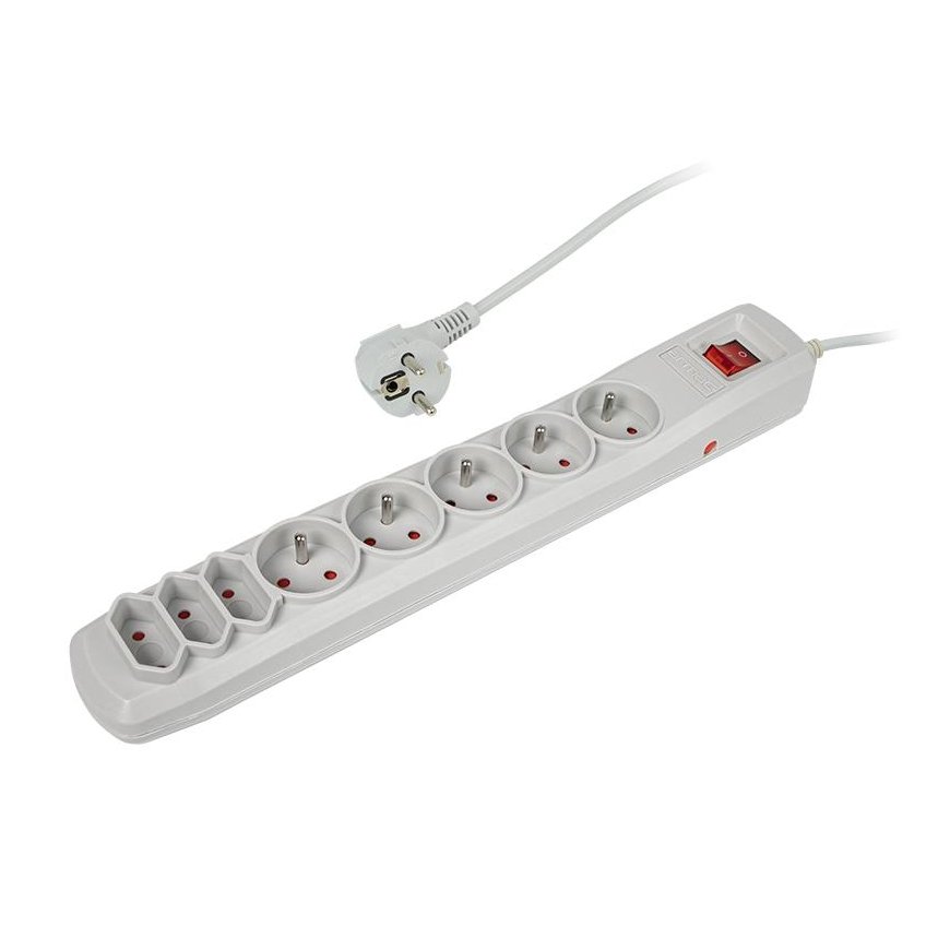 ARMAC R8/SZ/15 Armac Surge Protection ARC8 (8 lizdai) 10A 1.5M pilkas – 2