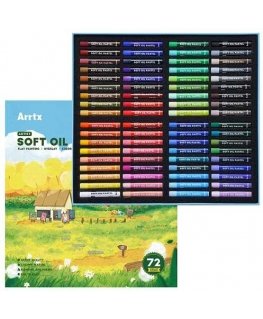 Set of oil pastels ARRTX, 72 colors