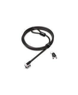 Kensington MicroSaver 2.0 кабельный замок Черный, Нержавеющая сталь