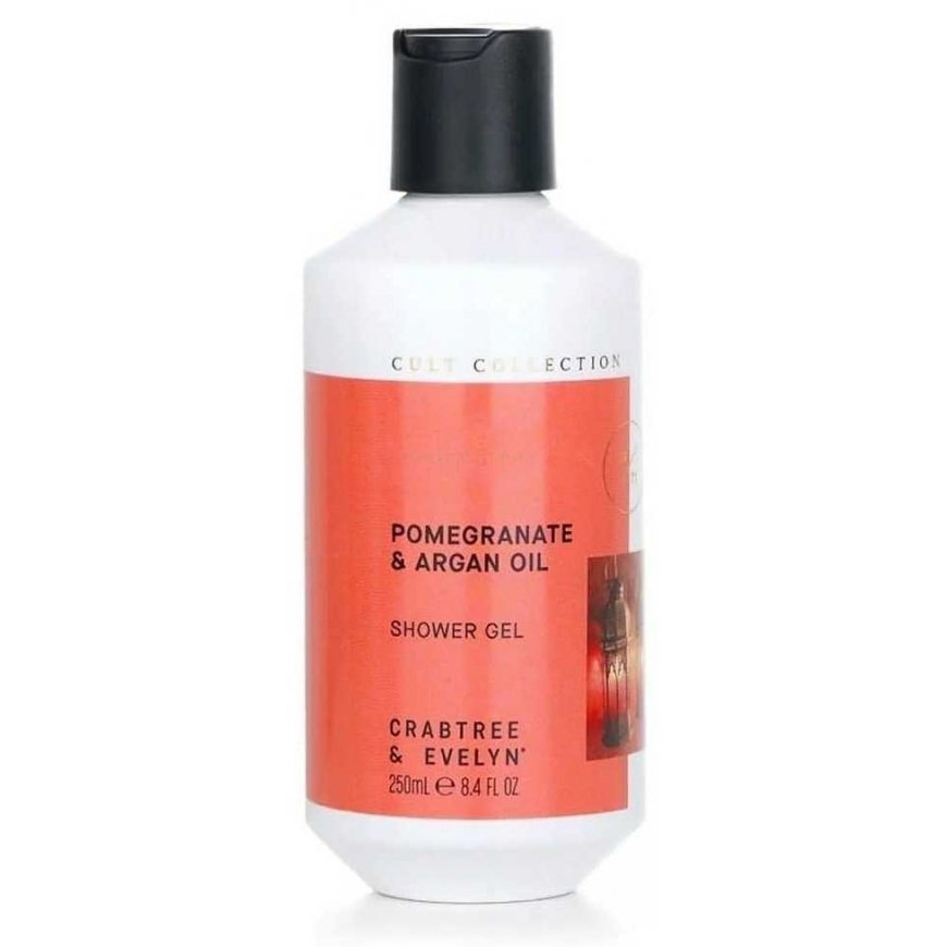 Crabtree & Evelyn, Pomegranate & Argan, maitininantis, Dušo želė, For All Skin Types, 250 ml