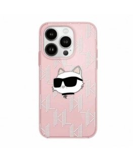 Karl Lagerfeld KLHCP15XHKLPCHP iPhone 15 Pro Max 6.7" różowy|pin
