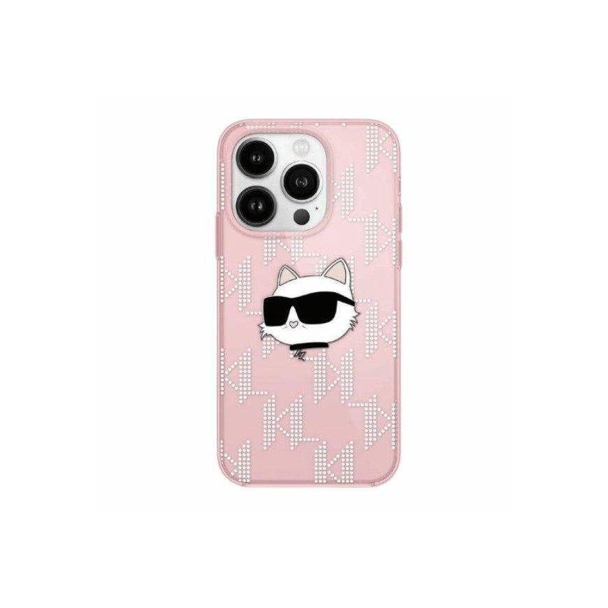 Karl Lagerfeld KLHCP15XHKLPCHP iPhone 15 Pro Max 6.7" różowy|pin