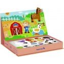 Puzzle Tooky Toys TOOKY TOY Układanka Magnetyczna Farma Puzzle