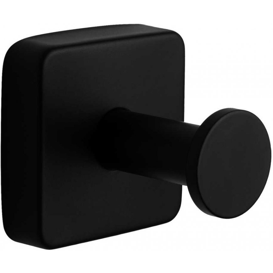 Towel hook Kapitan QUATTRO 42 01 55, black matte