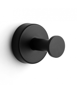 Towel hook Kapitan UNO 12 01 55, black matte