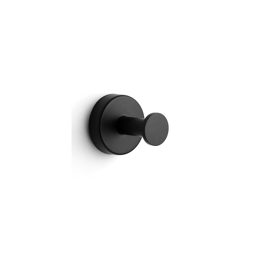 Towel hook Kapitan UNO 12 01 55, black matte