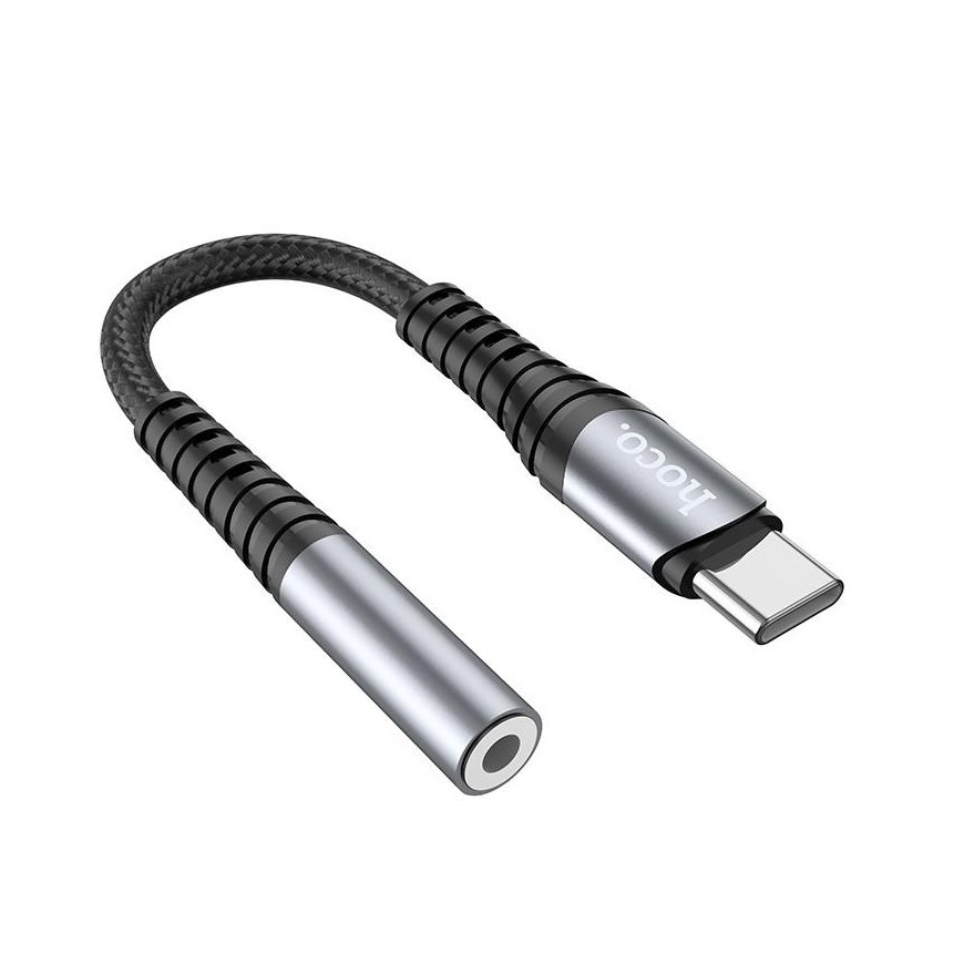 Audio adapter Hoco LS33 Type-C to 3.5mm gray – 2