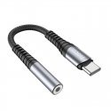 Audio adapter Hoco LS33 Type-C to 3.5mm gray Audio adapter Hoco LS33 Type-C to 3.5mm gray
