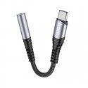 Audio adapter Hoco LS33 Type-C to 3.5mm gray Audio adapter Hoco LS33 Type-C to 3.5mm gray