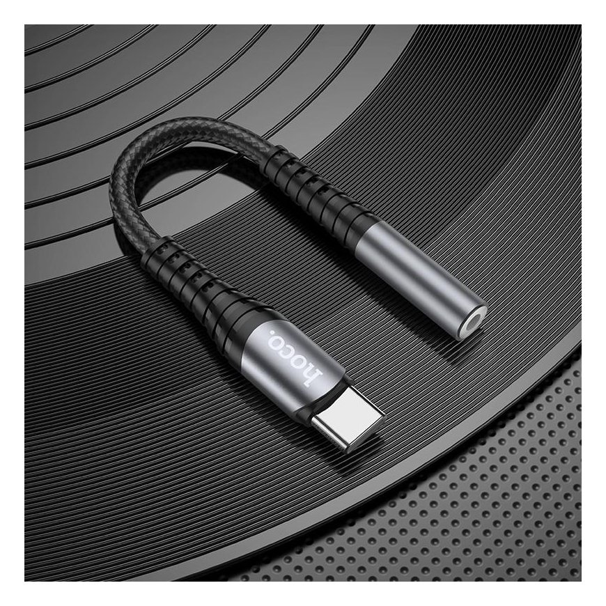 Audio adapter Hoco LS33 Type-C to 3.5mm gray – 4
