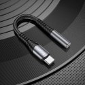 Audio adapter Hoco LS33 Type-C to 3.5mm gray Audio adapter Hoco LS33 Type-C to 3.5mm gray