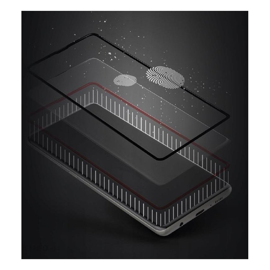 MS Diamond Glass Edge Lite FG Oppo A58 4G czarny|black Full Glue – 2