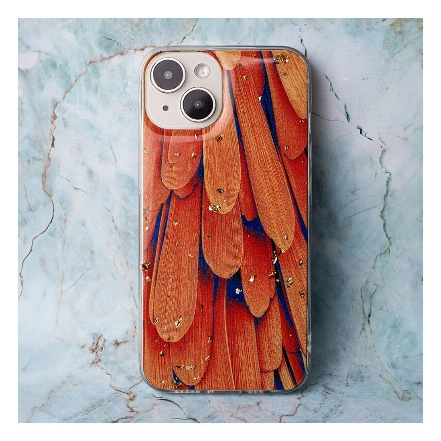 Fusion Gold Glam Orange silicone case for Samsung Galaxy A05s