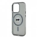 Karl Lagerfeld IML Karl Head Metal Frame MagSafe Case for iPhone