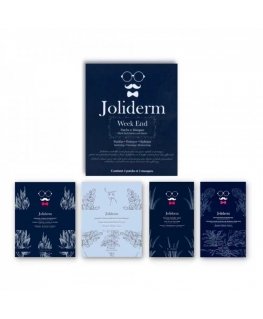 Week End Set Joliderm: Joliderm, Coconut Vanduo, Hydrating, Sheet Mask, For Face + Joliderm, Contouring, Under-Eye Mask Patch + 