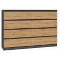 Topeshop M8 140 ANT/ART KPL комод