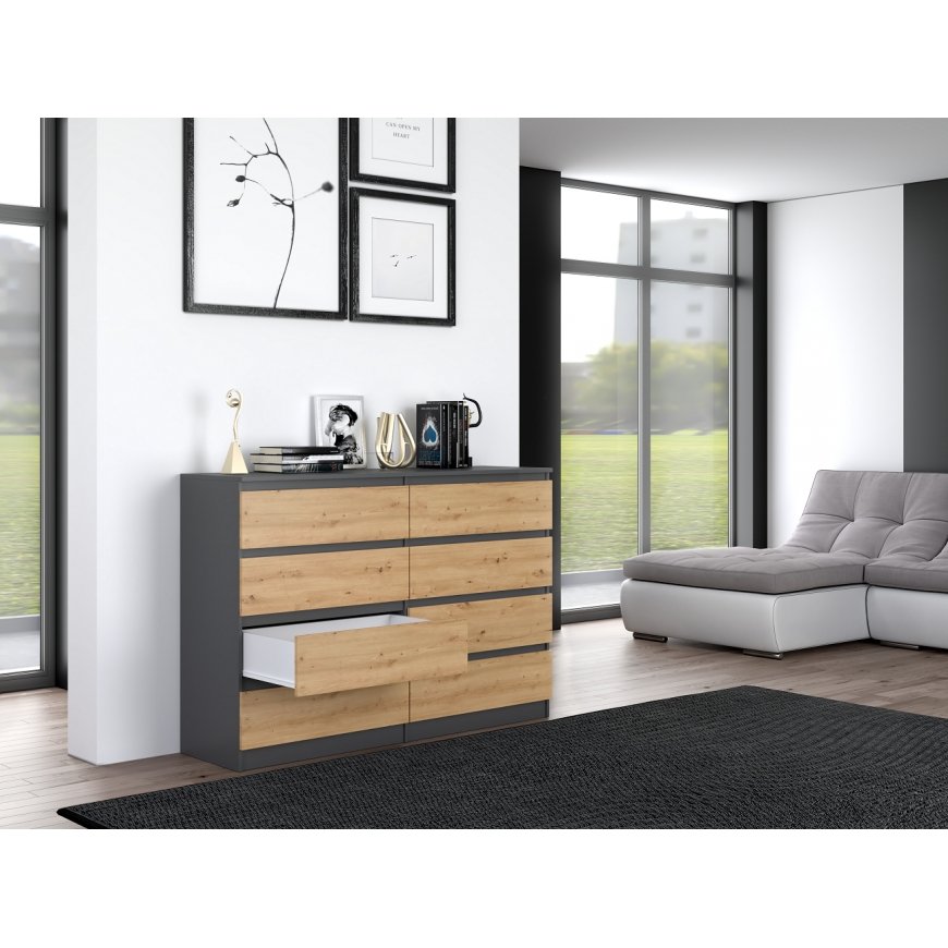 Topeshop M8 140 ANT/ART KPL комод – 2