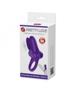 LYBAILE Pretty Love Vibro Penis Ring II Violetinė