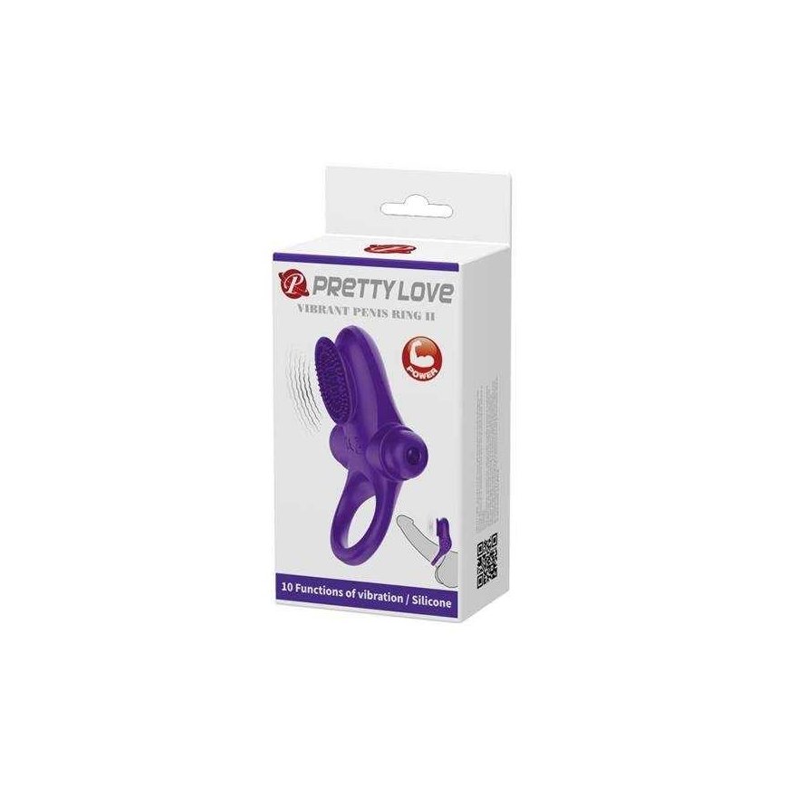 LYBAILE Pretty Love Vibro Penis Ring II Purple
