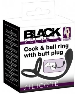 You2Toys Black Velvets Rooster + Ball Ring