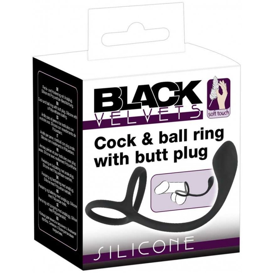 You2Toys Black Velvets Rooster + Ball Ring