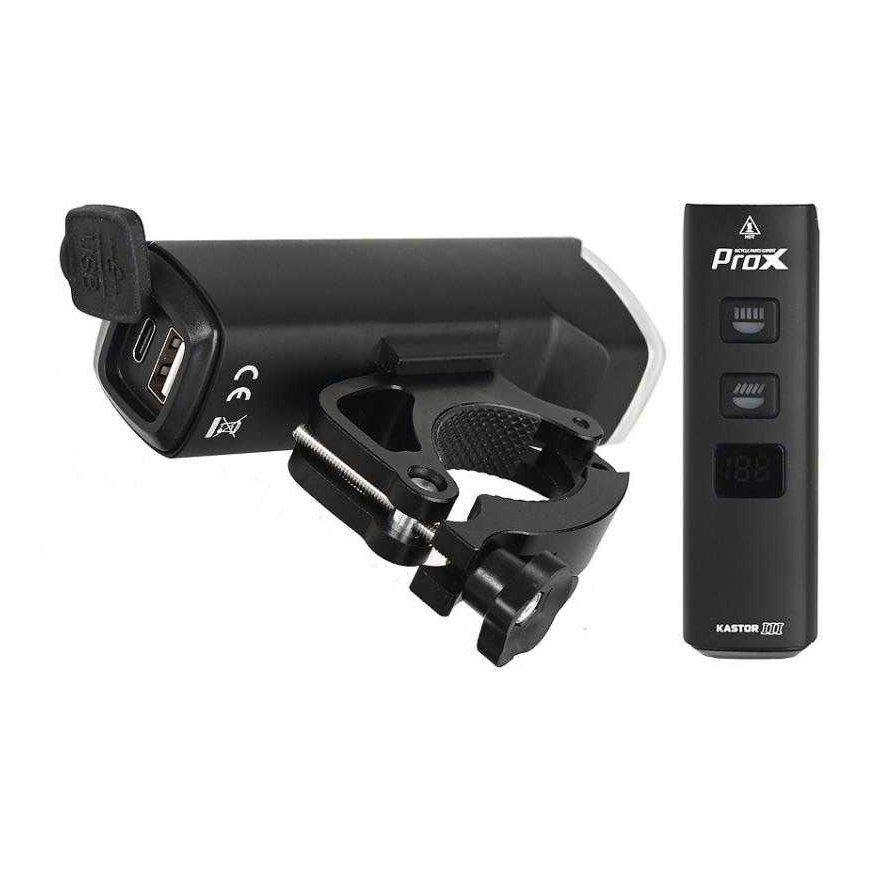 Priekinė lempa ProX Kastor III Powerbank 3xCREE XP-G3 1500Lm USB – 2