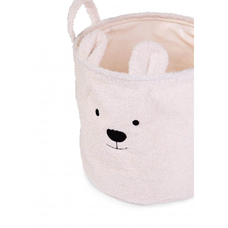 Childhome Teddy pesukorv Ümmargune Polüester Valge – 2