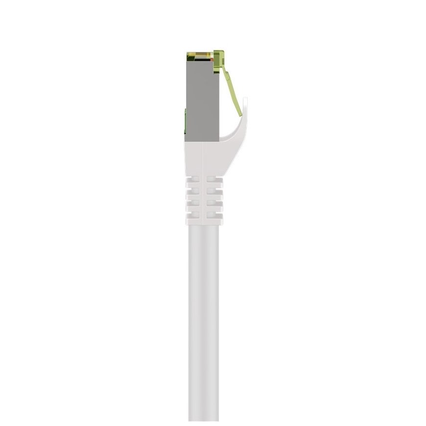 Goobay GHMT-certified CAT 8.1 S/FTP Patch Cord, AWG 26, white, 2m – 3