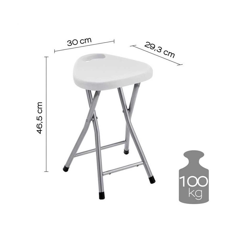 Folding bath chair Gedy CO75 02, white – 2