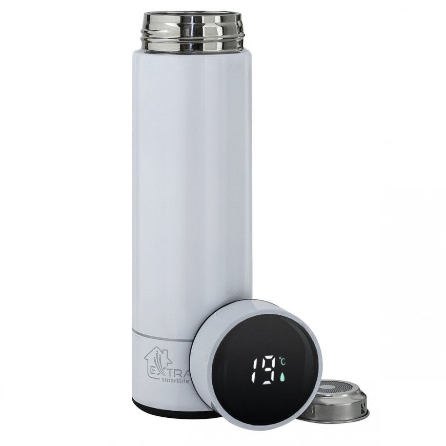 Extralink MUG-SMART500 WHITE matkamuki 500 ml Valkoinen Ruostumaton teräs