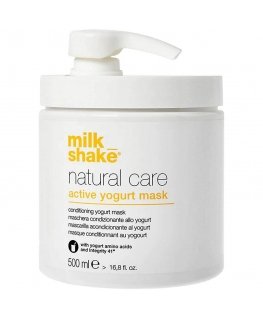 Milk Shake Natural Care Active Yogurt Mask jogurtinė regeneruojanti plaukų kaukė 500ml