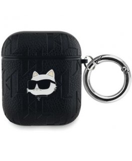 Karl Lagerfeld KLA2PGCHPK AirPods 1|2 cover czarny|black Monogra