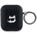 Karl Lagerfeld KLA2PGCHPK AirPods 1|2 cover czarny|black Monogra