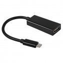 Roger Multimedia Adapter Type-C to HDMI (4K @ 30Hz, 1080P @ 60Hz) Black Roger Multimedia Adapter Type-C to HDMI (4K @ 30Hz, 1080P @ 60Hz) Black