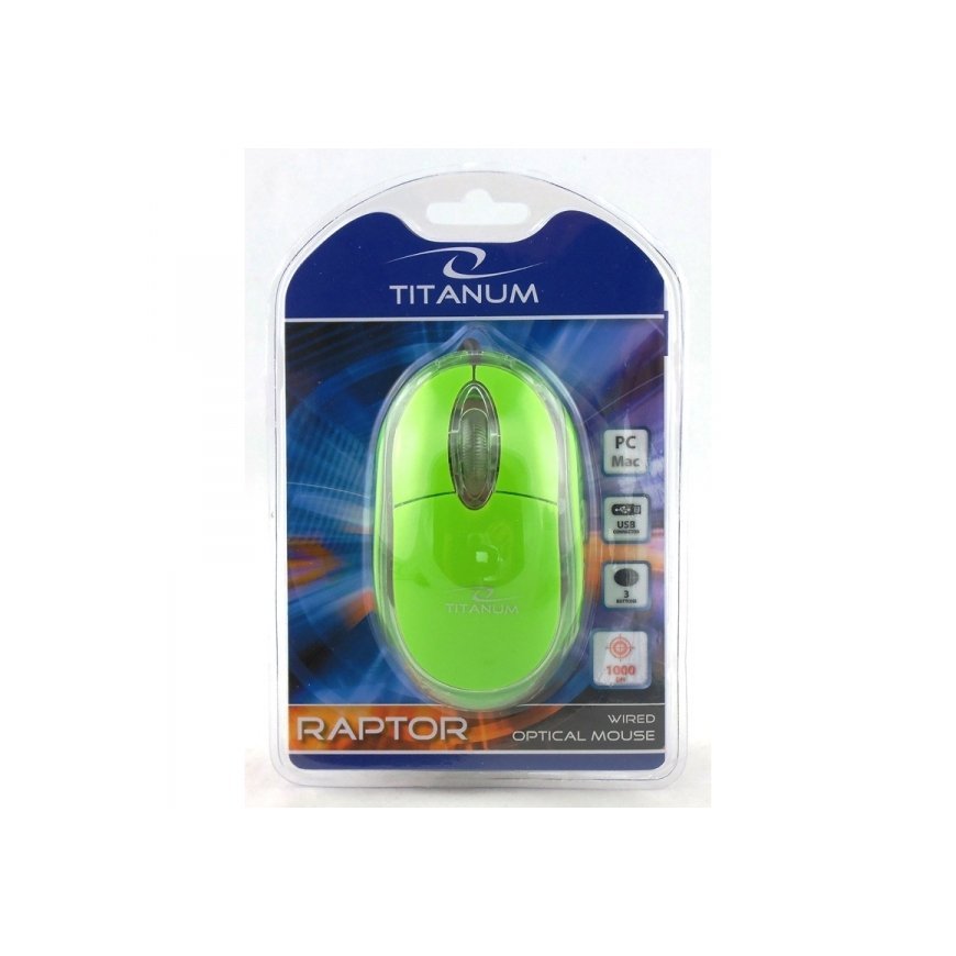 Esperanza Titanum hiir Kontor Parempoolne USB tüüp A Optiline 1000 DPI – 2