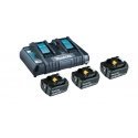 Makita 198458-6 аккумулятор / зарядное устройство для аккумуляторного инструмента Комплект зарядного Makita 198458-6 аккумулятор / зарядное устройство для аккумуляторного инструмента Комплект зарядного
