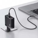 USAMS Ład. network 2xUSB-C+1xUSB T52 PD140W PD Fast Charging US-CC168 + cable U82 USB-C/USB-C US-SJ581 240W black/black UM Serie USAMS Ład. network 2xUSB-C+1xUSB T52 PD140W PD Fast Charging US-CC168 + cable U82 USB-C/USB-C US-SJ581 240W black/black UM Serie