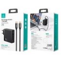 USAMS Ład. network 2xUSB-C+1xUSB T52 PD140W PD Fast Charging US-CC168 + cable U82 USB-C/USB-C US-SJ581 240W black/black UM Serie USAMS Ład. network 2xUSB-C+1xUSB T52 PD140W PD Fast Charging US-CC168 + cable U82 USB-C/USB-C US-SJ581 240W black/black UM Serie