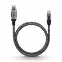Goobay 70299 cable gender changer USB A RJ-45 Black, Silver