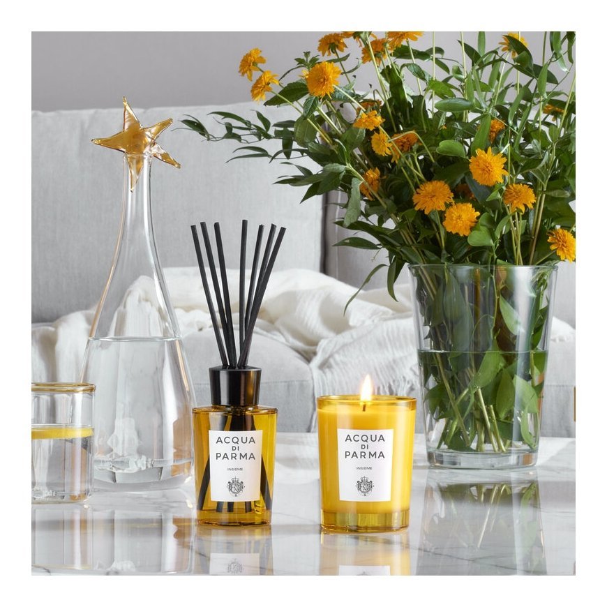 Acqua di Parma Insieme vaško žvakė Cilindras Gintaras, Citrina, Muskusas, Citrinmedžio žiedas Gelton – 3