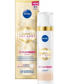 Nivea Luminous630® CC cream against discoloration SPF30 01 Light 40ml