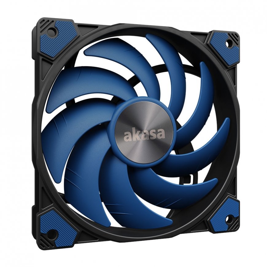 Akasa ALUCIA SC Computer case, Processor Fan 12 cm Black, Blue 1 pc(s) – 3