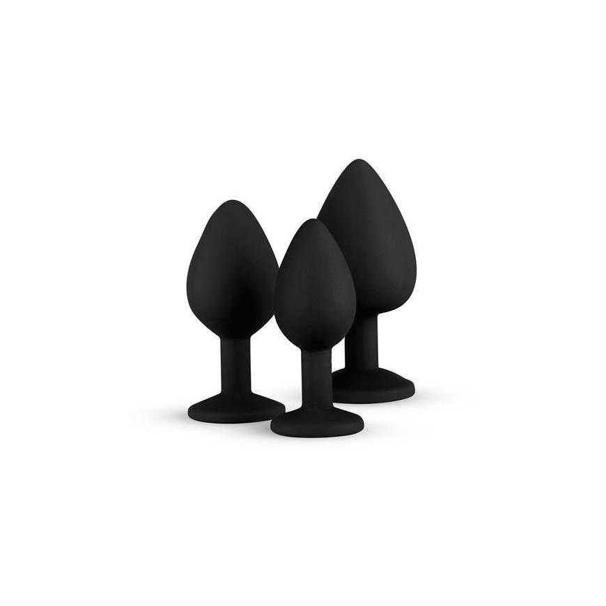 Easytoys Fushi Easytoys Korki anal plug decorative crystal set x3 – 3