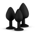 Easytoys Fushi Easytoys Korki anal plug decorative crystal set x3 Easytoys Fushi Easytoys Korki anal plug decorative crystal set x3