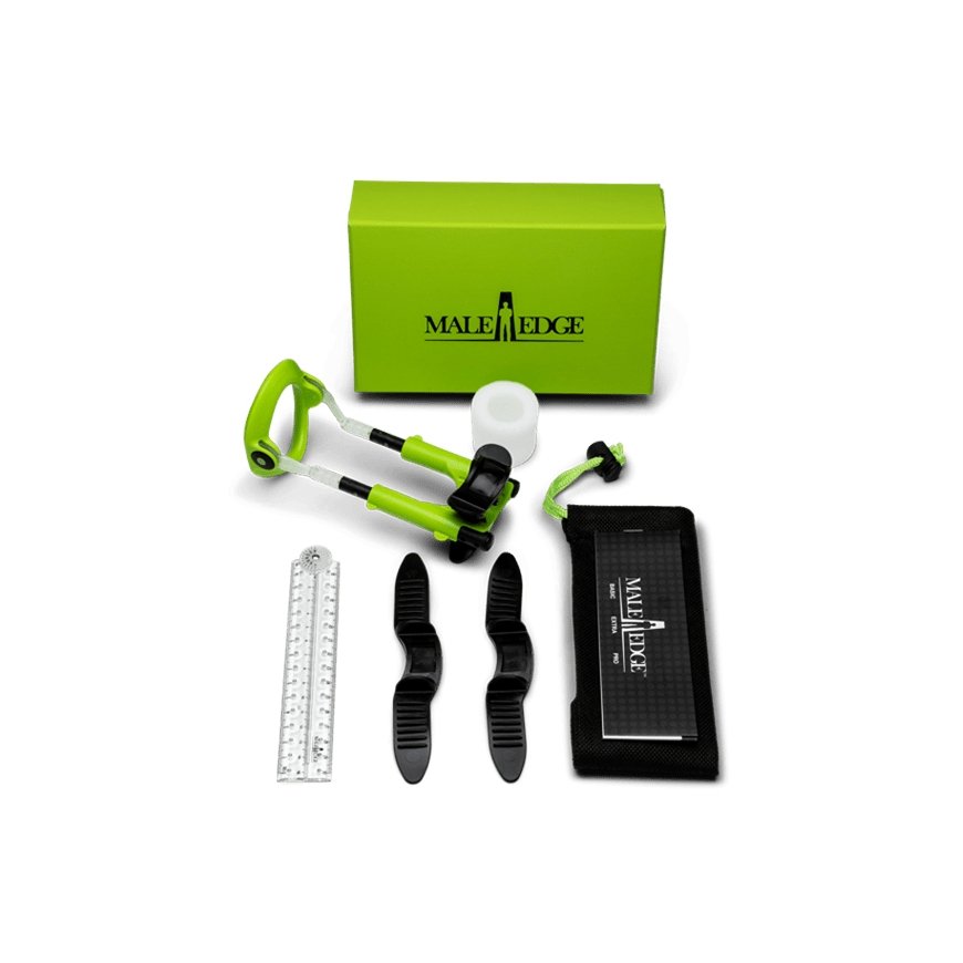 MaleEdge Extra Peenise pikendaja Must, Roheline