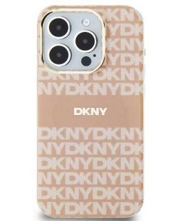 DKNY DKHMP15MHRHSEP iPhone 15 Plus / 14 Plus 6.7" Pink/Pink Hard Case IML Mono & Stripe MagSafe
