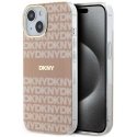 DKNY DKHMP15MHRHSEP iPhone 15 Plus / 14 Plus 6,7" rožinis/rožinis kietas dėklas IML Mono & Stripe MagSafe DKNY DKHMP15MHRHSEP iPhone 15 Plus / 14 Plus 6,7" rožinis/rožinis kietas dėklas IML Mono & Stripe MagSafe